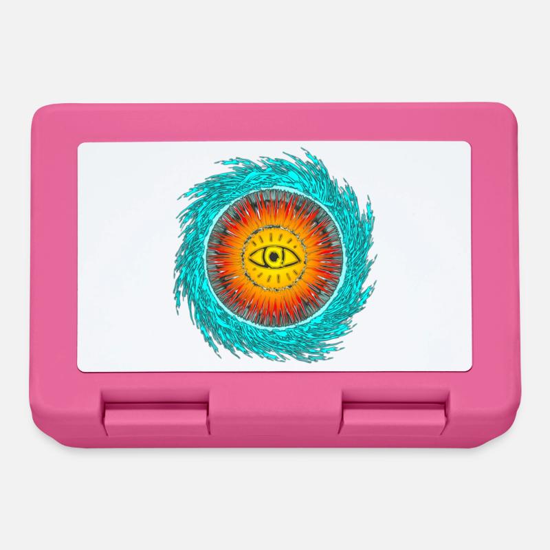 Eye Tsunami Design - Lunchbox - pink