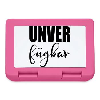 SCHRIFTZUG UNVERFÜGBAR - STATUS - Brotdose - Pink - Vorne