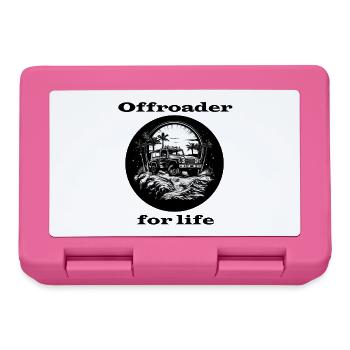 Offroader for life - Lunchbox - pink - Front