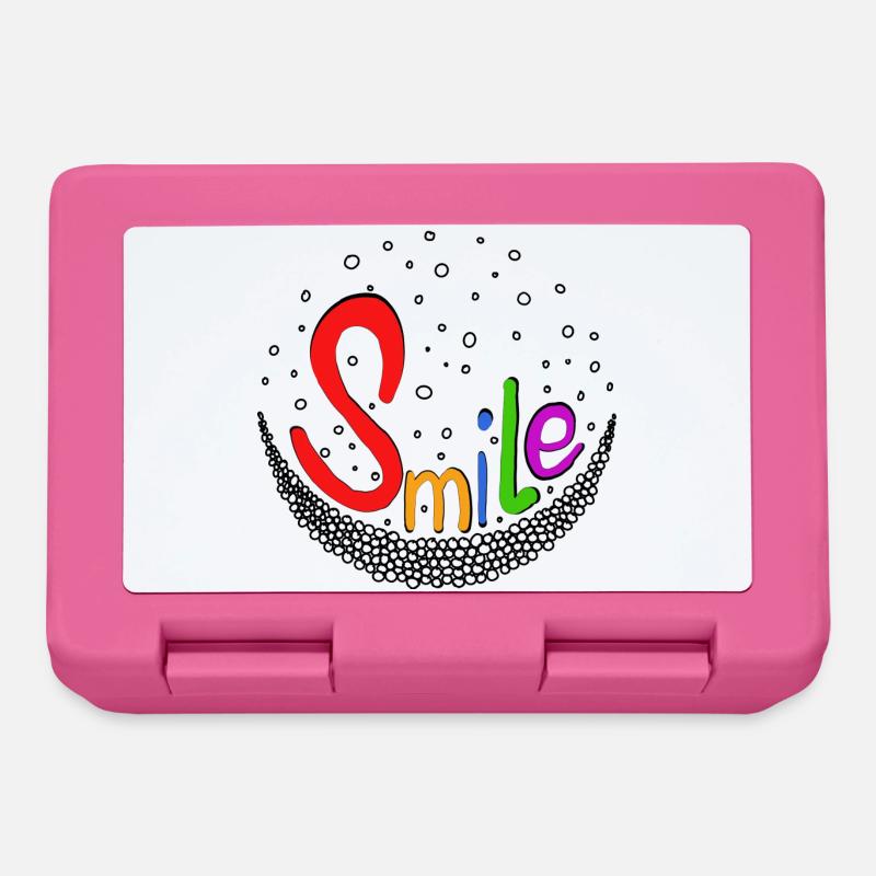 Smile bunt - Brotdose - Pink