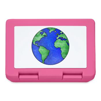Unser Planet die Erde - Brotdose - Pink - Vorne