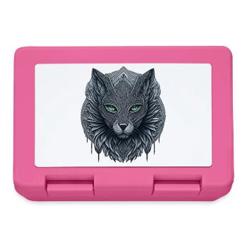 Totem du Chat - Boîte à goûter - rose - Devant