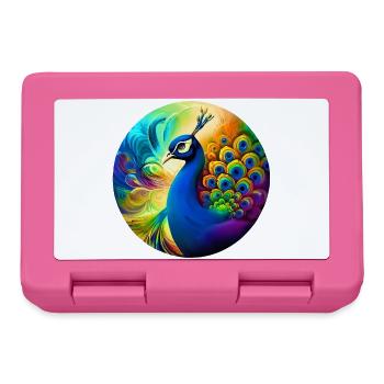 Pfau - Brotdose - Pink - Vorne