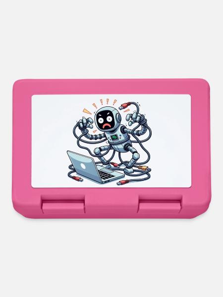 Robo-Hacker - Brotdose - Pink