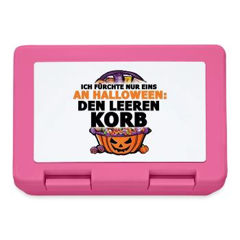 Halloween Print für mehr Süßes - Brotdose - Pink - Vorne