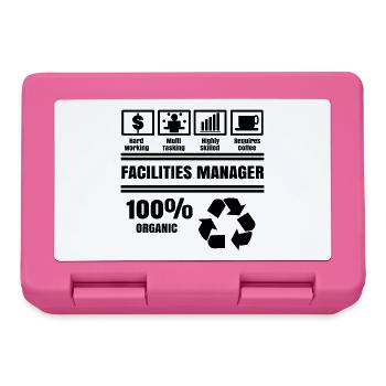 Manager Statement Geld Verdienen Job Karriere - Brotdose - Pink - Vorne