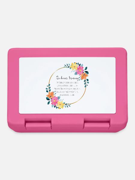 Firmung Geschenk - Brotdose - Pink