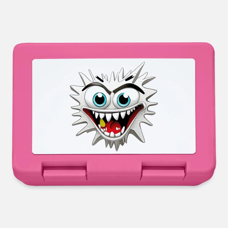 Scary and Delusional Monster Head - Lunchbox - pink