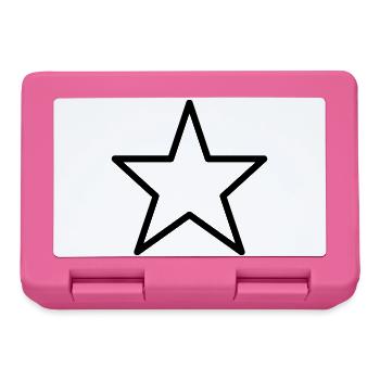 Stern Umriss Symbol - Brotdose - Pink - Vorne