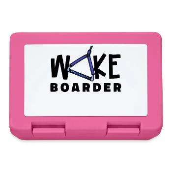 Wakeboard Statement Water Ski Wave Kitesurfer - Lunchbox - pink - Front