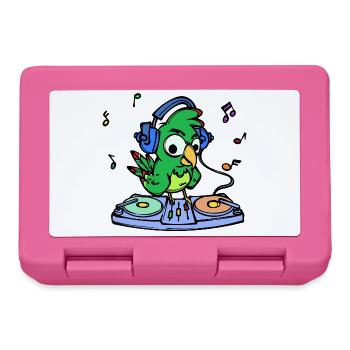Animal Lover, Parrot, Pet, Bird, Zoo, Animal - Lunchbox - pink - Front