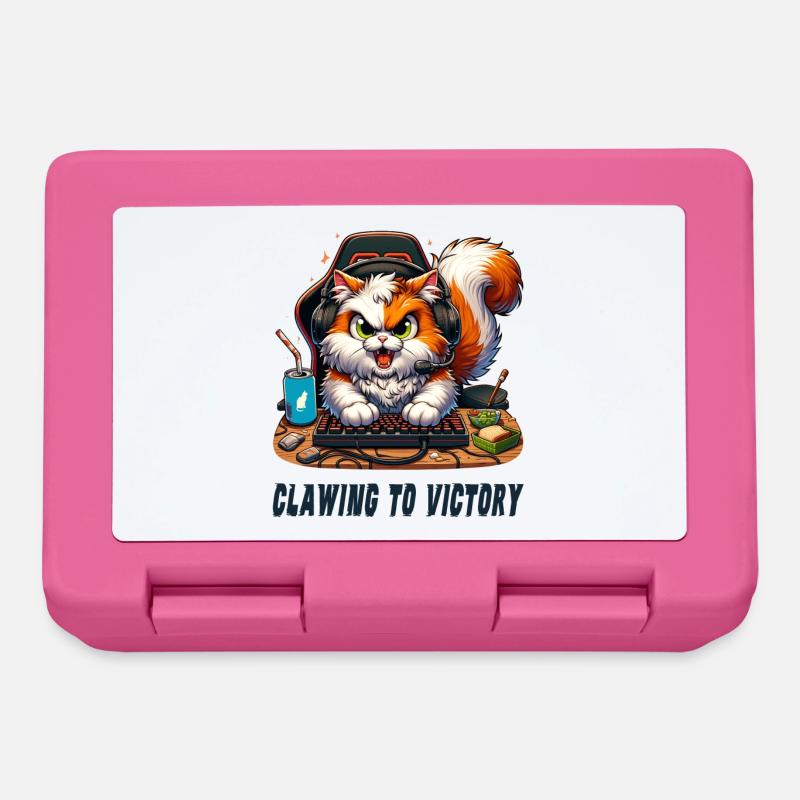Design de jeu pour chats - Boîte à goûter - rose