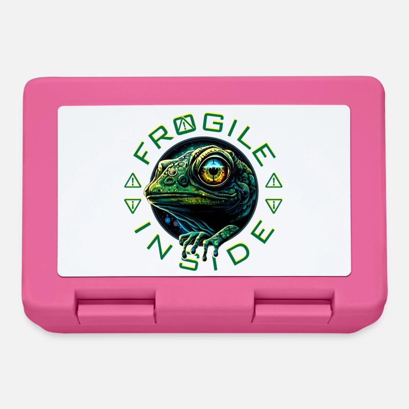 Frogile Inside - Brotdose - Pink