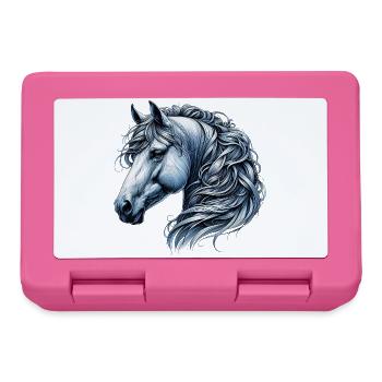 Cheval - Boîte à goûter - rose - Devant