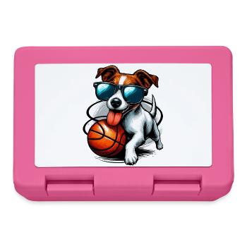 Jack Russell Terrier Basketball Sunglasses - Lunchbox - pink - Front