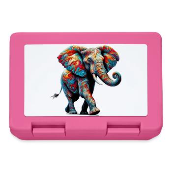 Elefant - Brotdose - Pink - Vorne