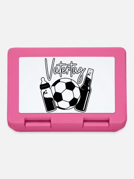 Vatertag Fußball - Brotdose - Pink
