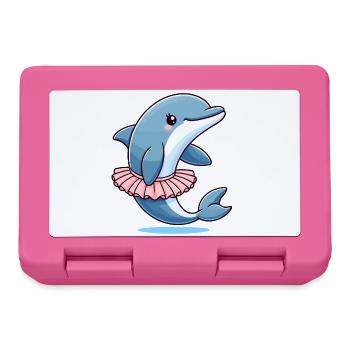 Dauphin de ballet : Vagues gracieuses - Boîte à goûter - rose - Devant