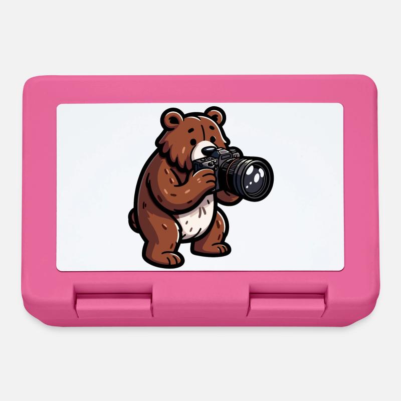 Shutterbear: Der Wildnisfotograf - Brotdose - Pink