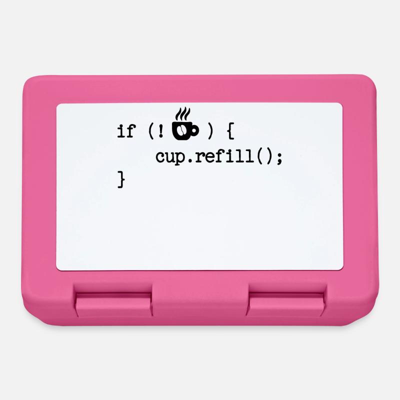 Developer Programmierer Code Webentwickler Debug - Brotdose - Pink