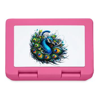 Pfau - Brotdose - Pink - Vorne