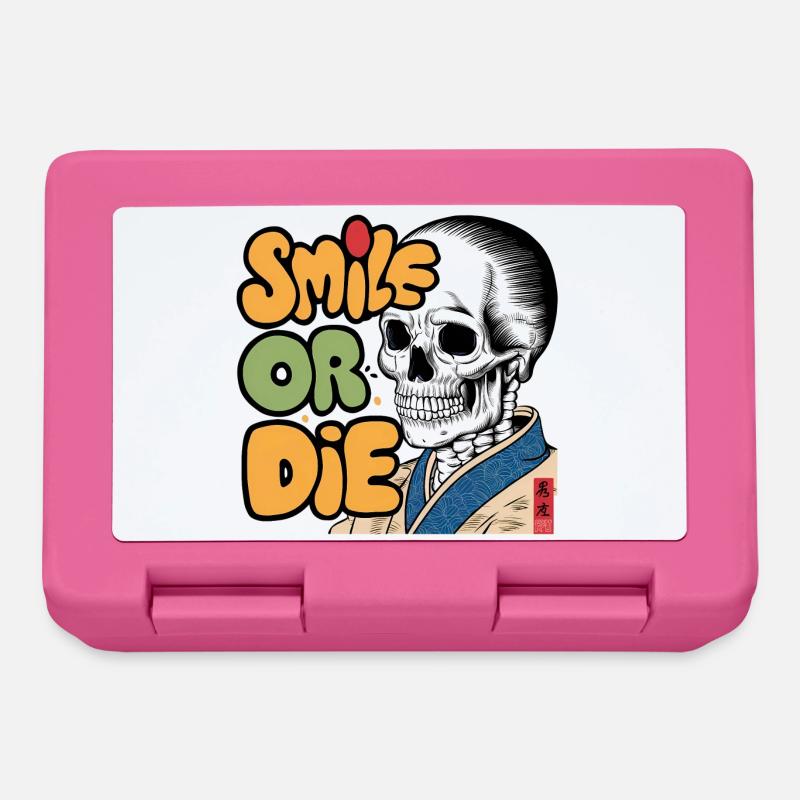 Skeletor with Optimistic Message - Lunchbox - pink