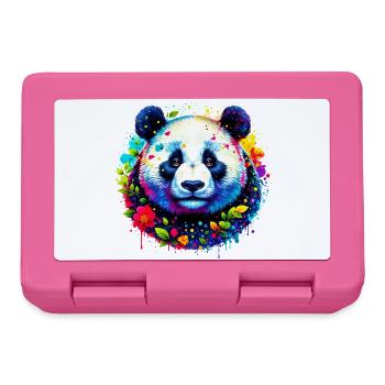 Panda - Boîte à goûter - rose - Devant