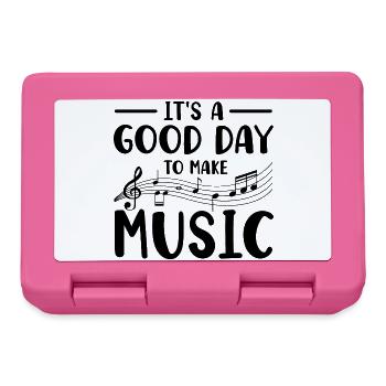 Musiker Musik Instrument - Brotdose - Pink - Vorne