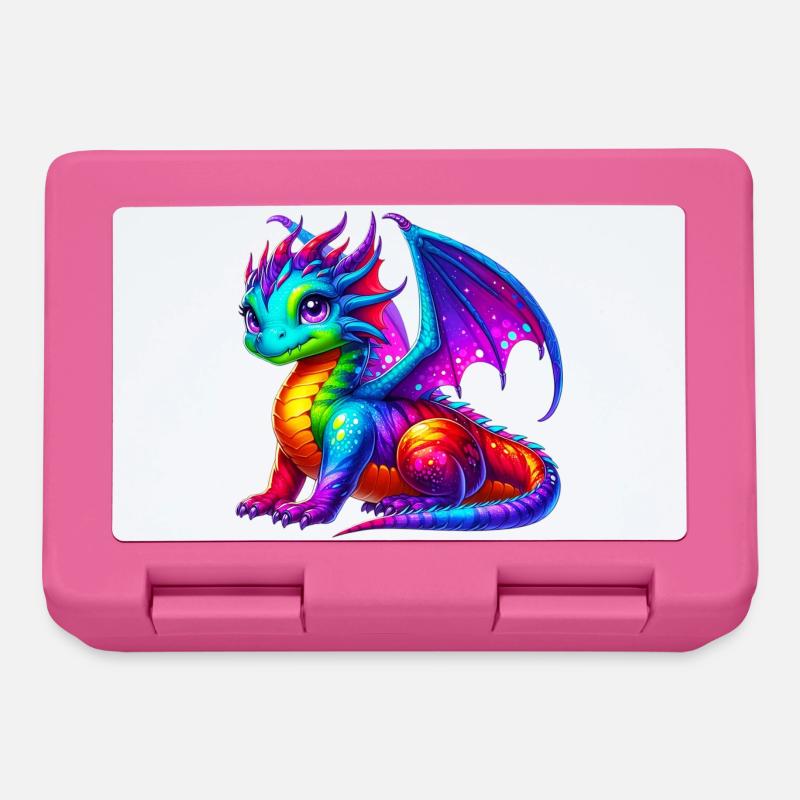 Dragon - Boîte à goûter - rose