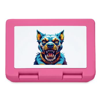 Cordoba Fighting Dog Breed Colorful Cartoon Kawaii - Lunchbox - pink - Front