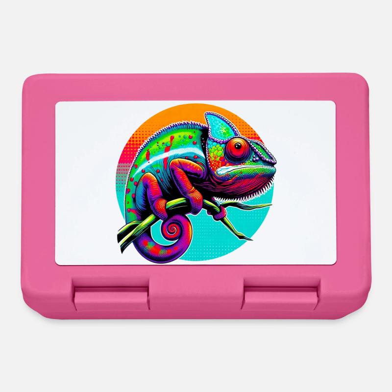 Chameleon - Lunchbox - pink