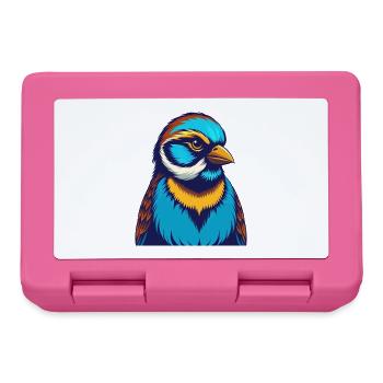 Spatz Bunte Kawaii Cartoon Figur Clipart - Brotdose - Pink - Vorne