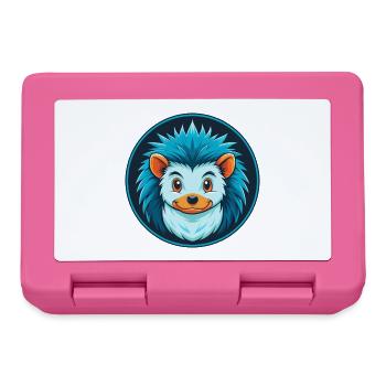 Igel Niedliches Kawaii Cartoon Tier Haustier Logo - Brotdose - Pink - Vorne