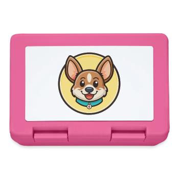 Lapinporokoira Hunderasse Cartoon Kawaii Clipart - Brotdose - Pink - Vorne