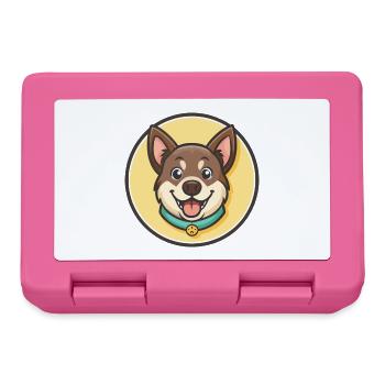 Limer Hund Rasse Cartoon Kawaii Clipart Tier Haustier - Brotdose - Pink - Vorne
