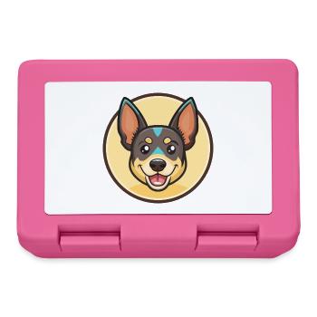 Lancashire Heeler Hunderasse Cartoon Kawaii Clipart - Brotdose - Pink - Vorne