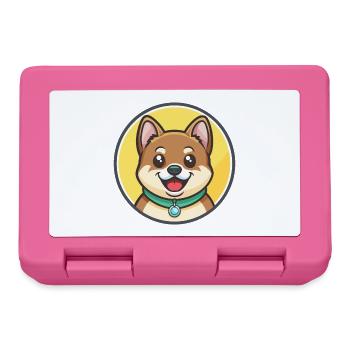 Tang Chien Race Dessin Animé Kawaii Clipart Illustration - Boîte à goûter - rose - Devant
