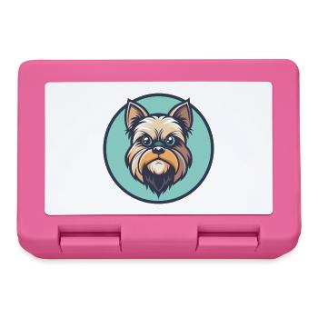 Brüsseler Griffon Hunderasse Cartoon Kawaii Clipart - Brotdose - Pink - Vorne