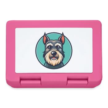 Cesky Terrier Hunderasse Cartoon Kawaii Clipart Haustier - Brotdose - Pink - Vorne
