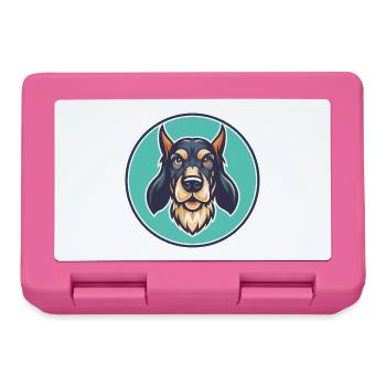 Cesky Fousek Chien Race Dessin animé Kawaii Clipart Animal de compagnie - Boîte à goûter - rose - Devant