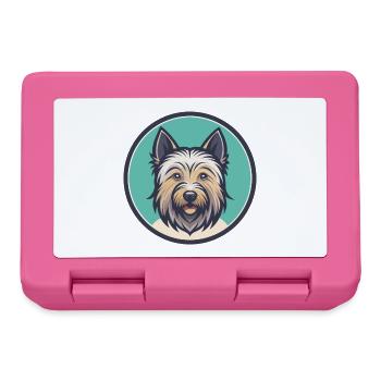 Skye Terrier Chien Race Dessin animé Kawaii Clipart Animal de compagnie - Boîte à goûter - rose - Devant