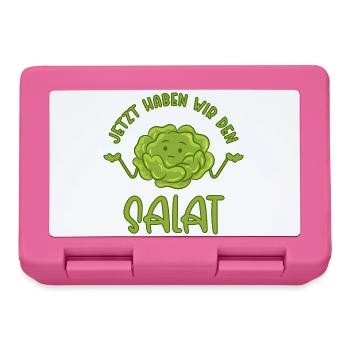 Maintenant, nous avons la salade - Boîte à goûter - rose - Devant
