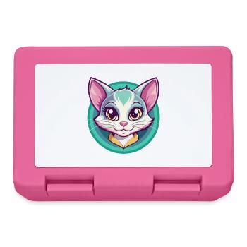 Bambino Chat Race Dessin Animé Kawaii Animal Pet - Boîte à goûter - rose - Devant