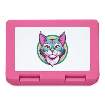 Chat pailleté de Californie Race Dessin animé Kawaii Pet - Boîte à goûter - rose - Devant
