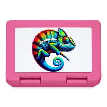 Chamäleon - Brotdose - Pink - Vorne