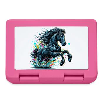 Pferd - Brotdose - Pink - Vorne