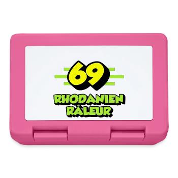 Rhodanien râleur - Boîte à goûter - rose - Devant