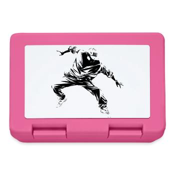 B Boy Graphic - Lunchbox - pink - Front