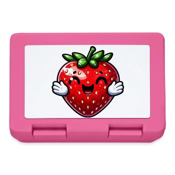 Fraise Fraises - Boîte à goûter - rose - Devant