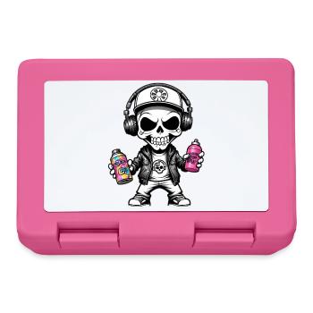 Graffiti Sprayer - Brotdose - Pink - Vorne